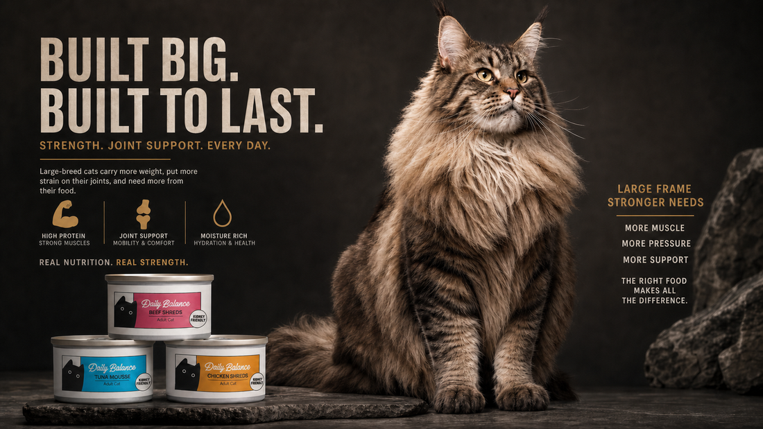 The Foundation of Health for Gentle Giants: Why Premium Meat-Based Nutrition is the Best Defense for Large Cats
