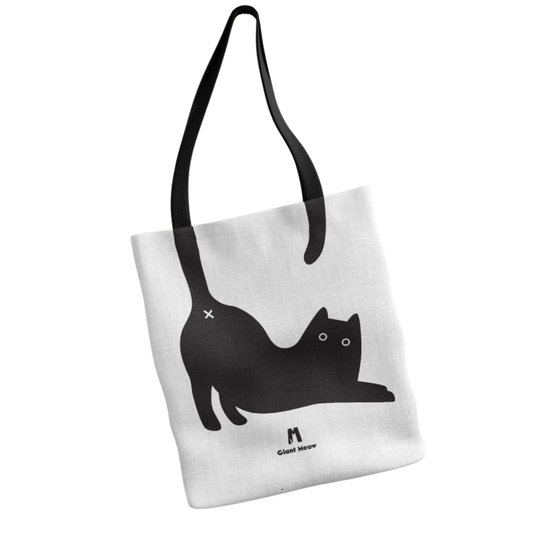 Giant Meow Tote Bag